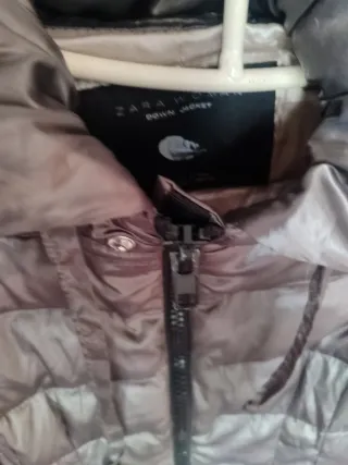 Chaqueta 80 % plumón 20 pluma Zara Talla M
