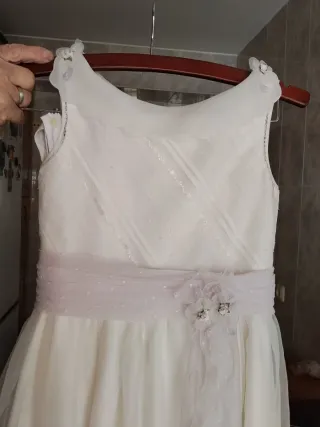 Vestido niña comunión blanco nuevo