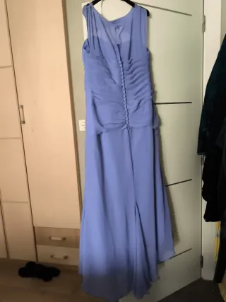 Vestido largo fiesta azul