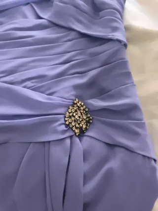 Vestido largo fiesta azul