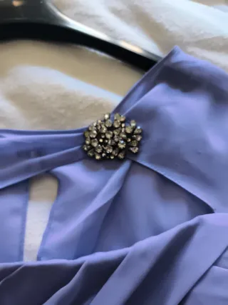 Vestido largo fiesta azul