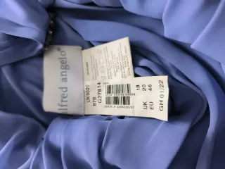 Vestido largo fiesta azul