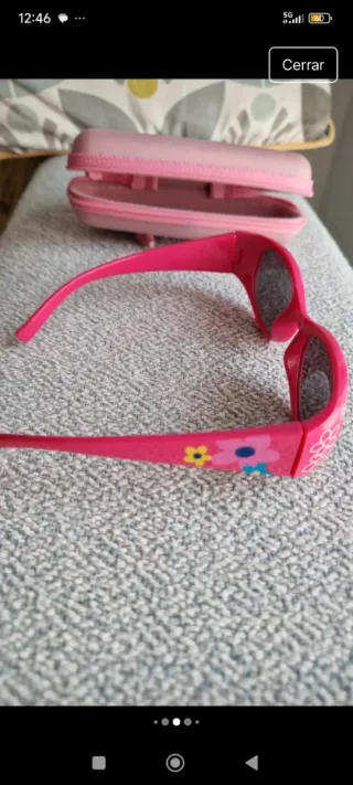 Gafas de sol marca  Chicco niña rosa