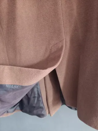 Abrigo Lana y Cashmere XXL Marrón