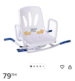 OrtoPrime Silla Bañera Giratoria 360º