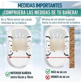 OrtoPrime Silla Bañera Giratoria 360º