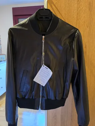 Cazadora bomber piel Street Leathers T. M