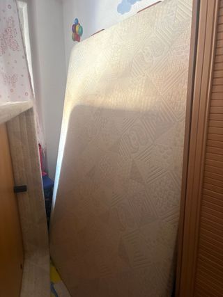 Canapé 135x200cm Madera y Tela