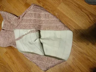 Abito rosa e argento