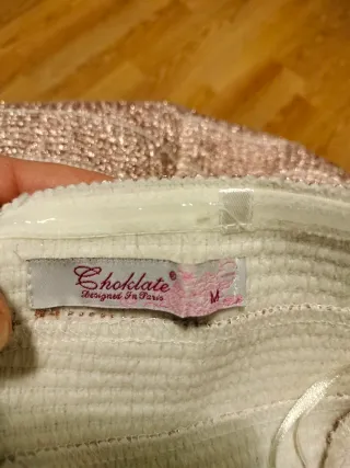 Abito rosa e argento