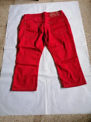 Pinocchietto rosso donna taglia 44