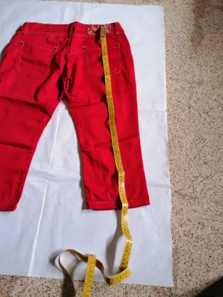 Pinocchietto rosso donna taglia 44