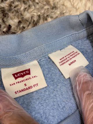 Sudadera Levi's azul claro Talla S