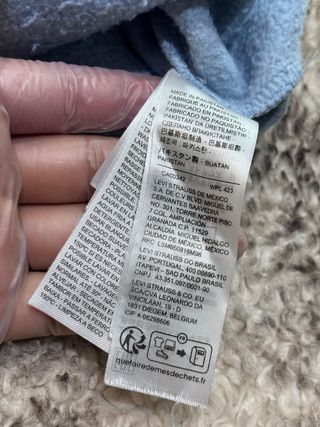 Sudadera Levi's azul claro Talla S