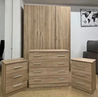 ARMARIO DE MADERA 2 3 4 NUEVO EN OFERTA ENVIO‼️☎️☎