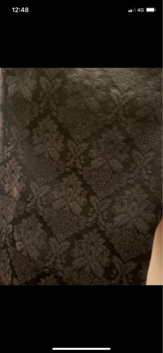 Pantalón Zara Negro Estampado