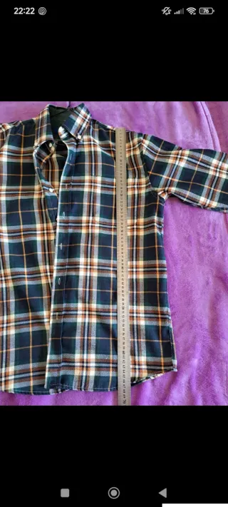 Camisa de cuadros LANGZI