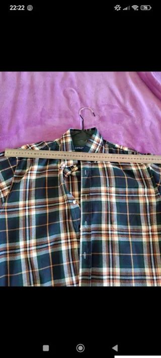 Camisa de cuadros LANGZI