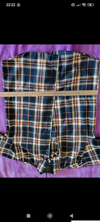 Camisa de cuadros LANGZI