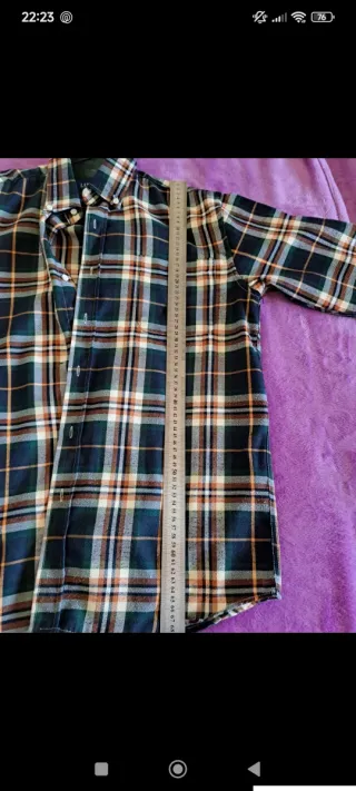 Camisa de cuadros LANGZI