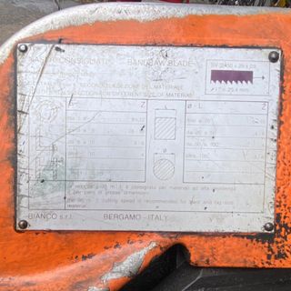 Sierra de cinta industrial BIANCO MOD 250