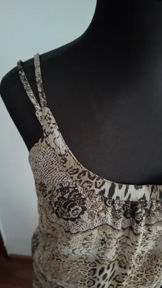 Vestido/Blusa estampado animal print