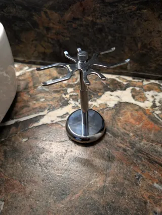 Soporte Afeitado Clásico Yaqi Plata