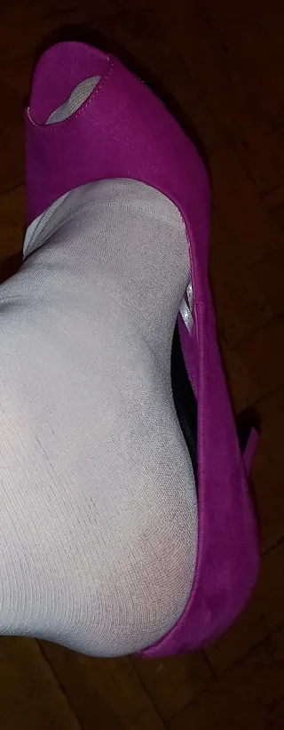 4 Pares Zapatos Tacón Talla 36-38