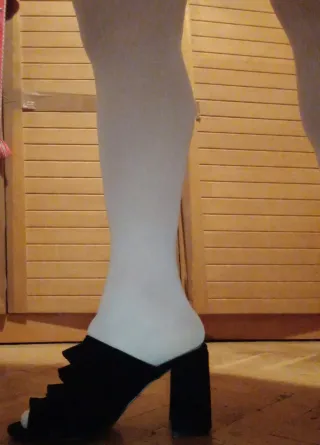 4 Pares Zapatos Tacón Talla 36-38