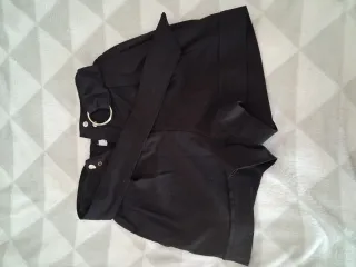 Pantalones cortos rosas de cintura alta