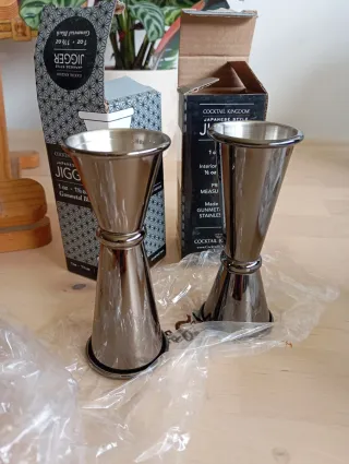 Jigger Cocktail Kingdom Gunmetal Black