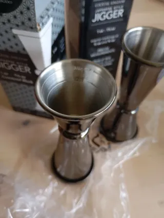 Jigger Cocktail Kingdom Gunmetal Black