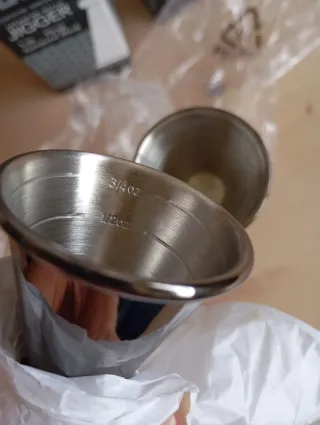 Jigger Cocktail Kingdom Gunmetal Black