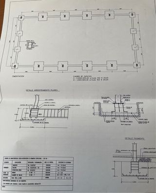 Estructura metálica nave 15x30x5m