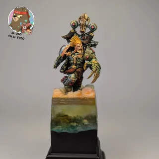 Figuras pintadas a mano, para exposición warhammer
