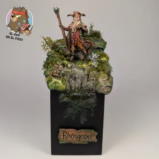 Figuras pintadas a mano, para exposición warhammer