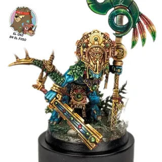 Figuras pintadas a mano, para exposición warhammer