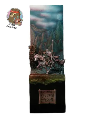 Figuras pintadas a mano, para exposición warhammer