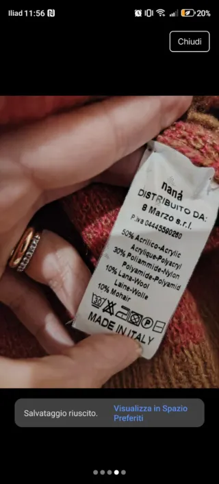 Maglioncino Nana lana e mohair beige e fucsia