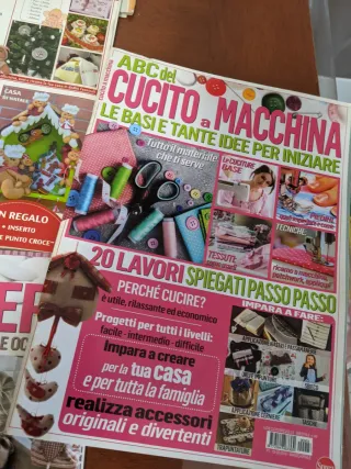 10 Riviste Cucito, Maglia, Borse, Bomboniere