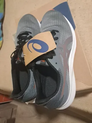 Zapatillas Asics Patriot 13 Talla 43 Gris/naranja