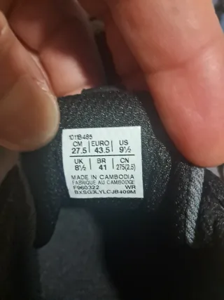 Zapatillas Asics Patriot 13 Talla 43 Gris/naranja