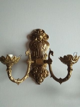 Pareja de apliques de pared