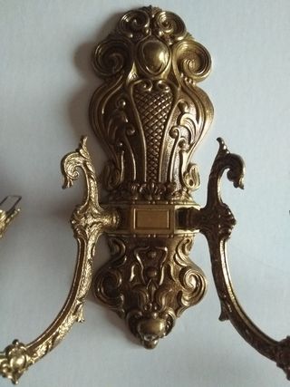 Pareja de apliques de pared