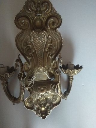 Pareja de apliques de pared