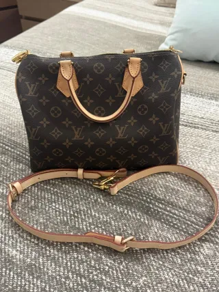 Borsa Louis Vuitton Speedy Monogram Beige/Marrone