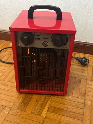Calentador Industrial 2KW Rojo