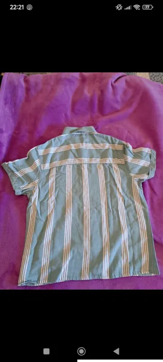 Camisa de rayas hombre