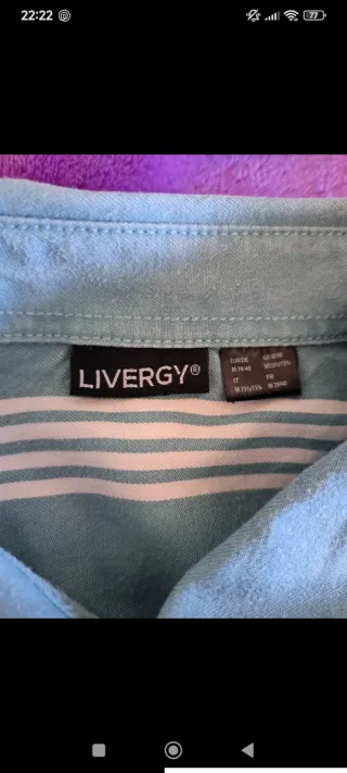 Camisa de rayas hombre