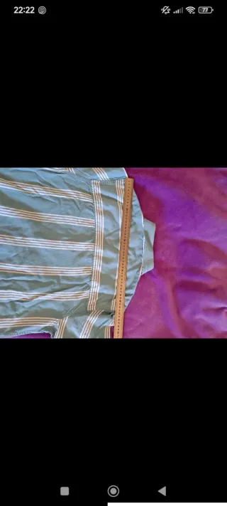 Camisa de rayas hombre